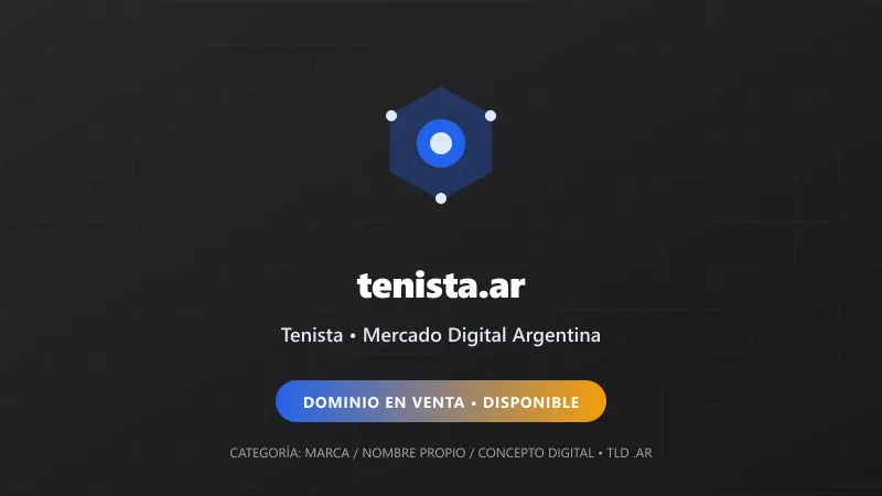 Identidad gráfica y activo digital para Tenista en Argentina